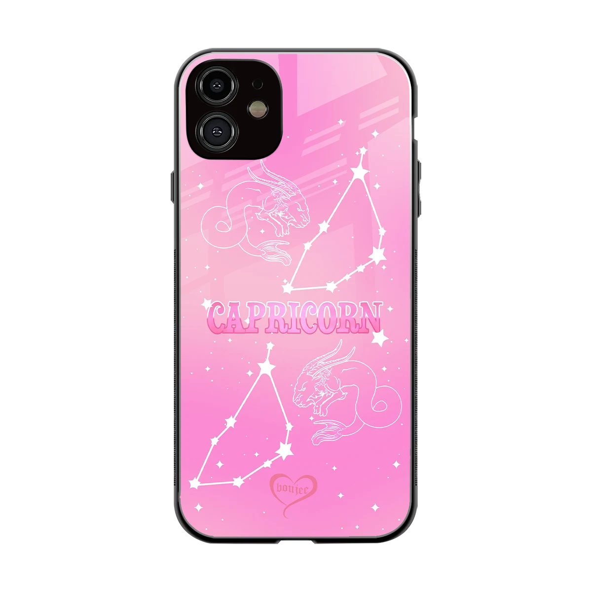 Capricorn Aura back phone cover | glass case for iphone 11
