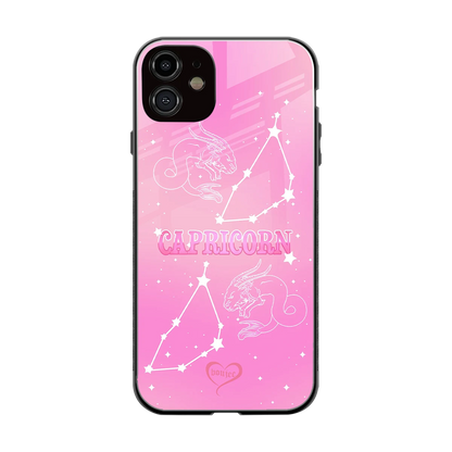 Capricorn Aura back phone cover | glass case for iphone 11