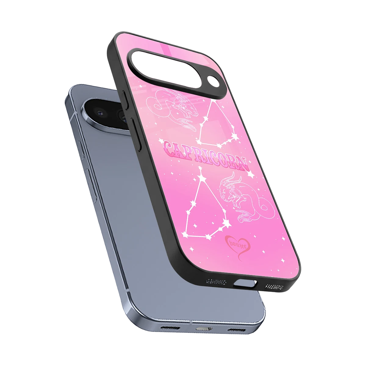 Capricorn Aura sleek google pixel 10 cover with tempered glass back and TPU edges