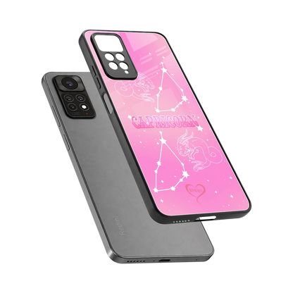 Capricorn Aura sleek redmi note 11 pro cover with tempered glass back and TPU edges