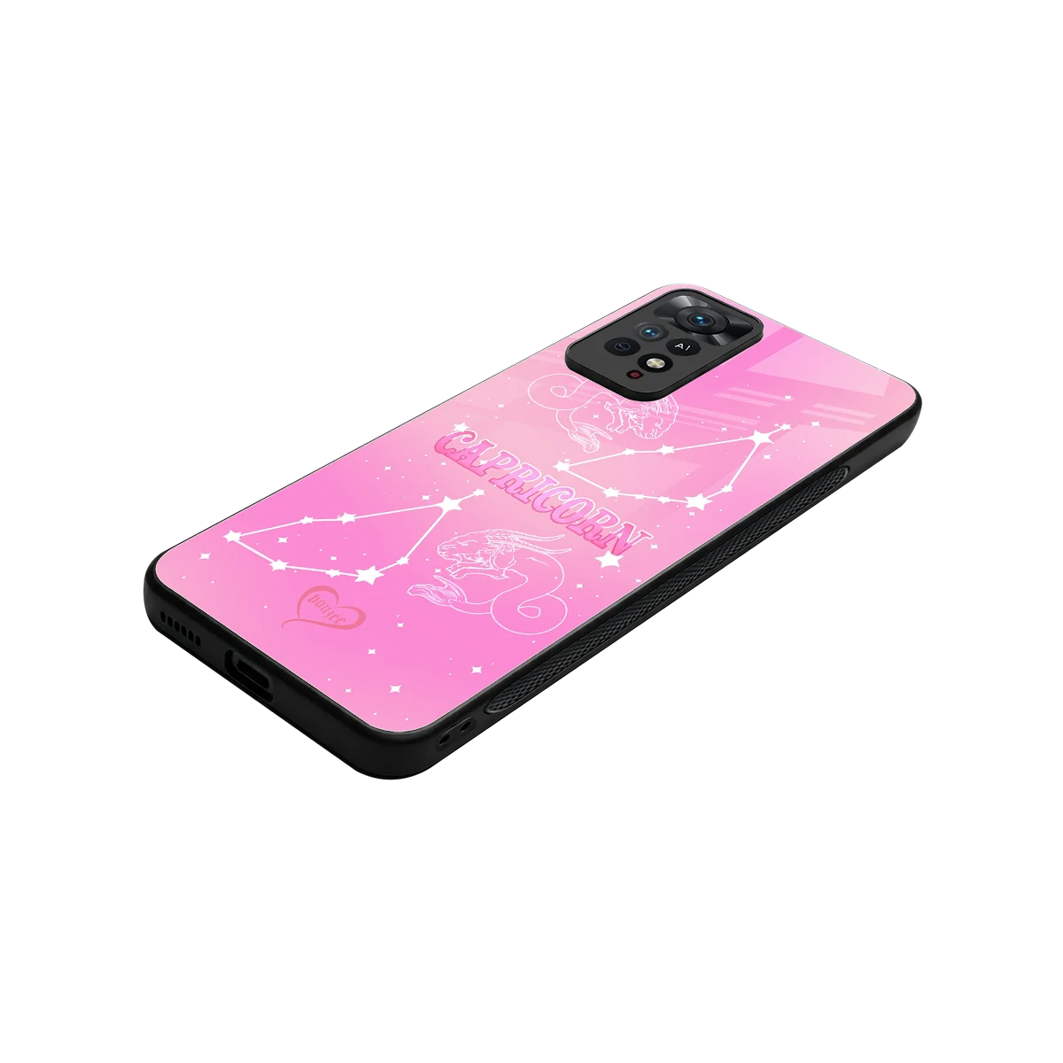 Capricorn Aura stylish phone case for redmi note 11 pro | glossy glass and slim fit