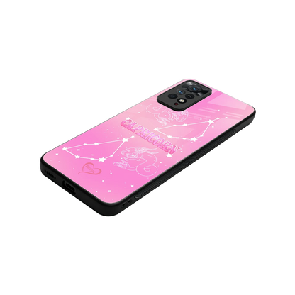 Capricorn Aura stylish phone case for redmi note 11 pro | glossy glass and slim fit