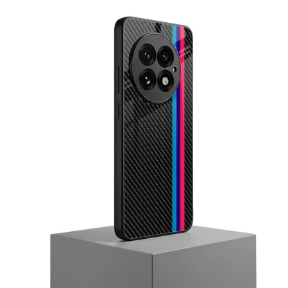 Carbon Fiber oneplus 13 mobile cover | shockproof glass phone case