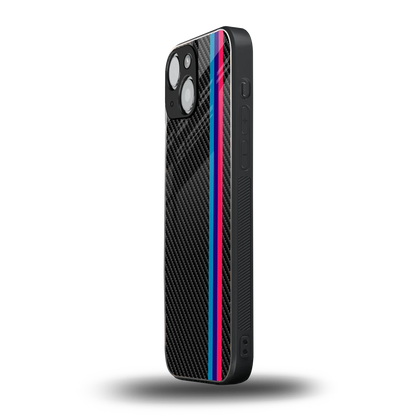 Carbon Fiber iphone 13 mini mobile cover | shockproof glass phone case