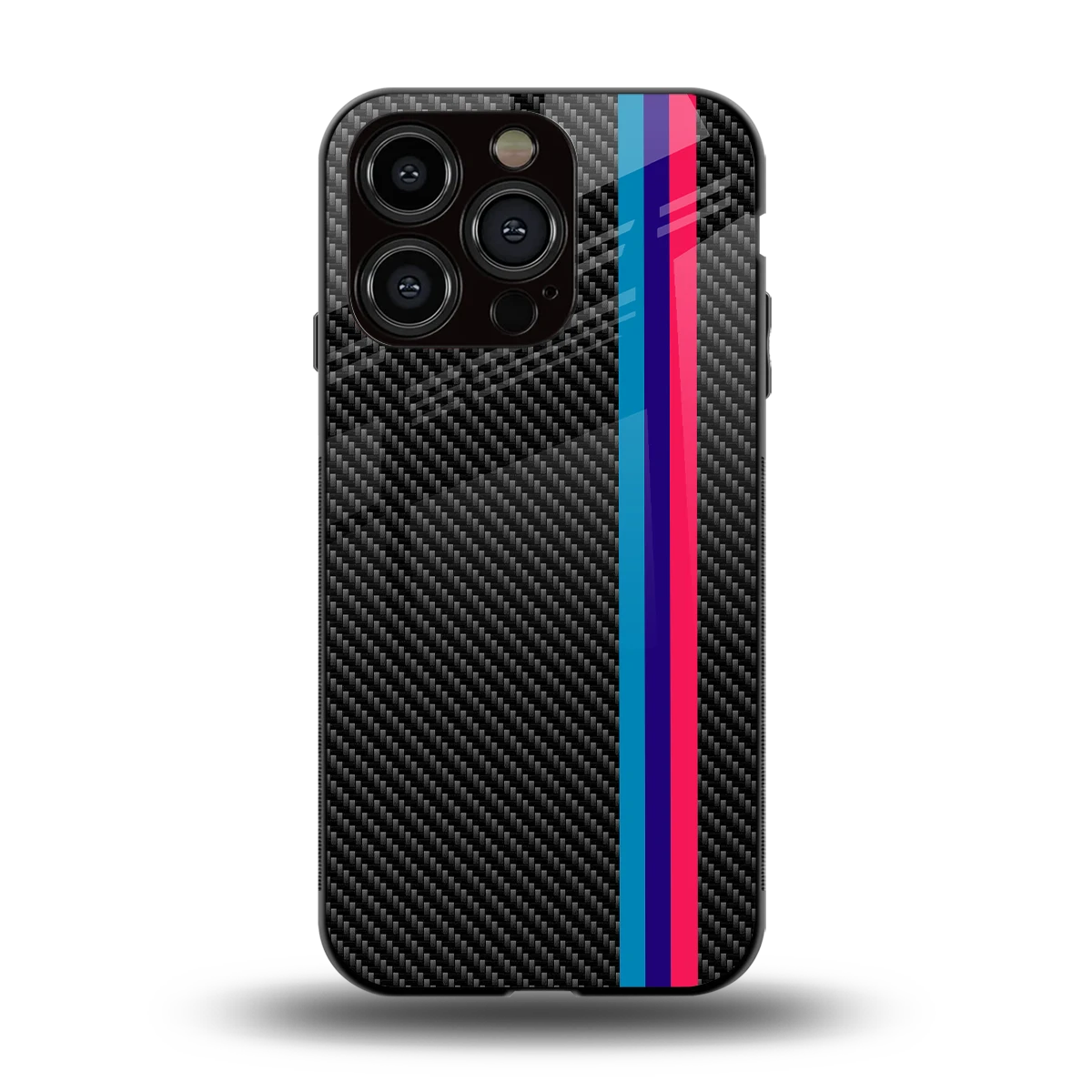 Carbon Fiber back phone cover | glass case for iphone 13 pro