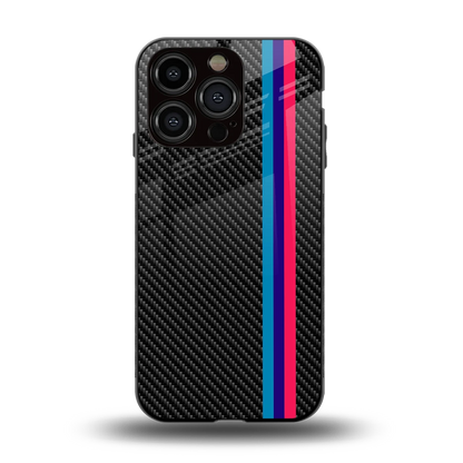 Carbon Fiber back phone cover | glass case for iphone 13 pro