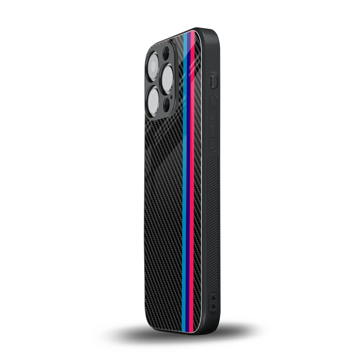 Carbon Fiber iphone 13 pro mobile cover | shockproof glass phone case