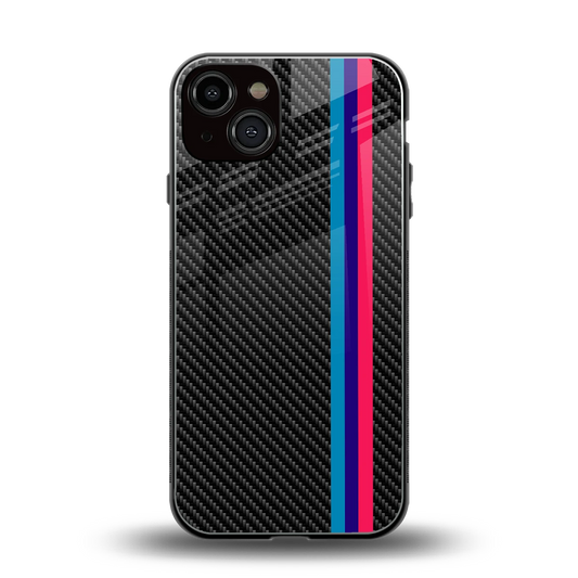 Carbon Fiber back phone cover | glass case for iphone 13