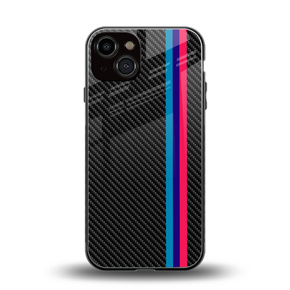 Carbon Fiber back phone cover | glass case for iphone 14