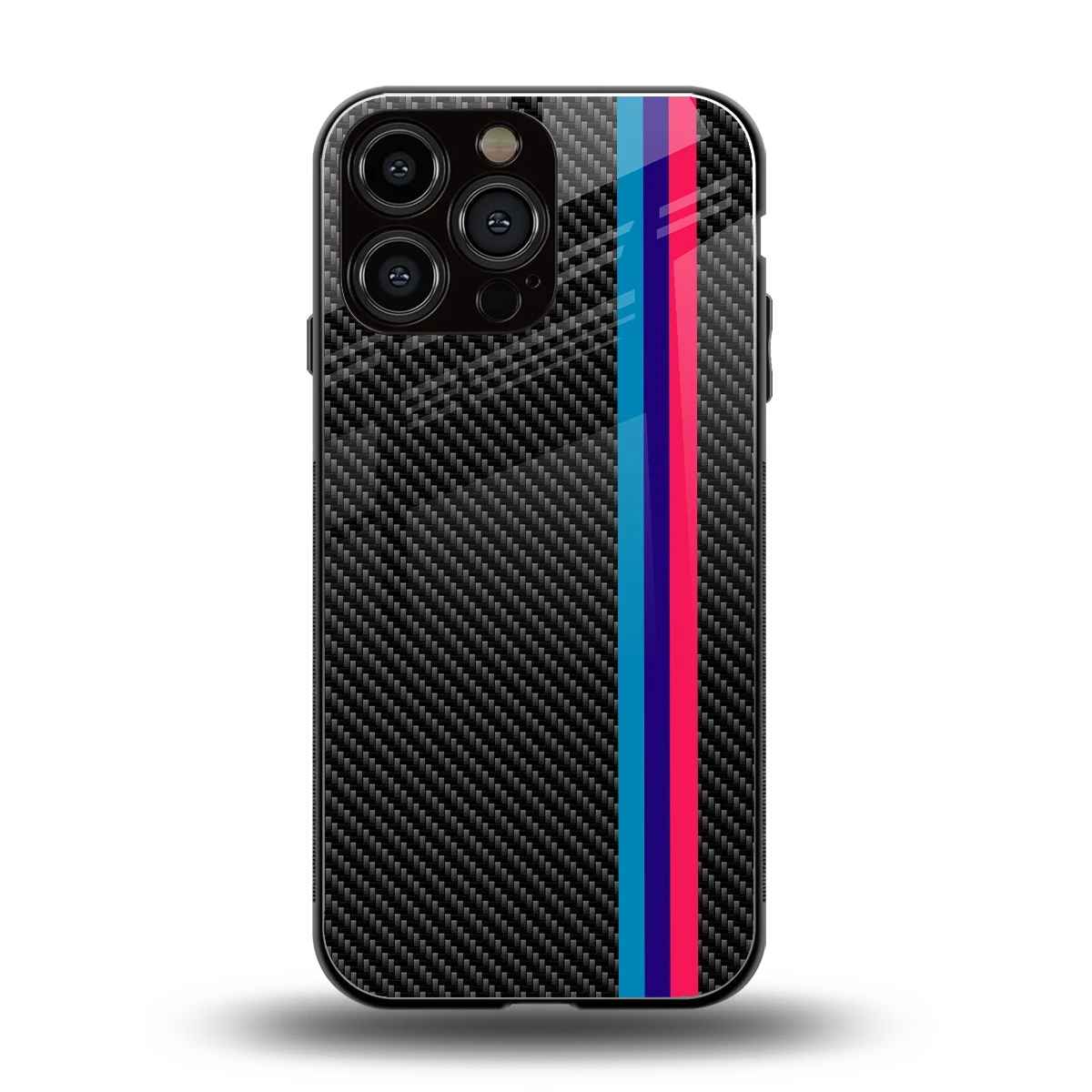 Carbon Fiber back phone cover | glass case for iphone 15 pro max