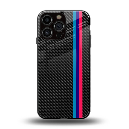 Carbon Fiber back phone cover | glass case for iphone 15 pro max