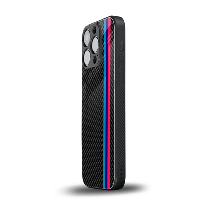 Carbon Fiber iphone 15 pro mobile cover | shockproof glass phone case