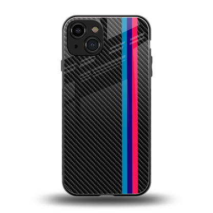 Carbon Fiber back phone cover | glass case for iphone 15