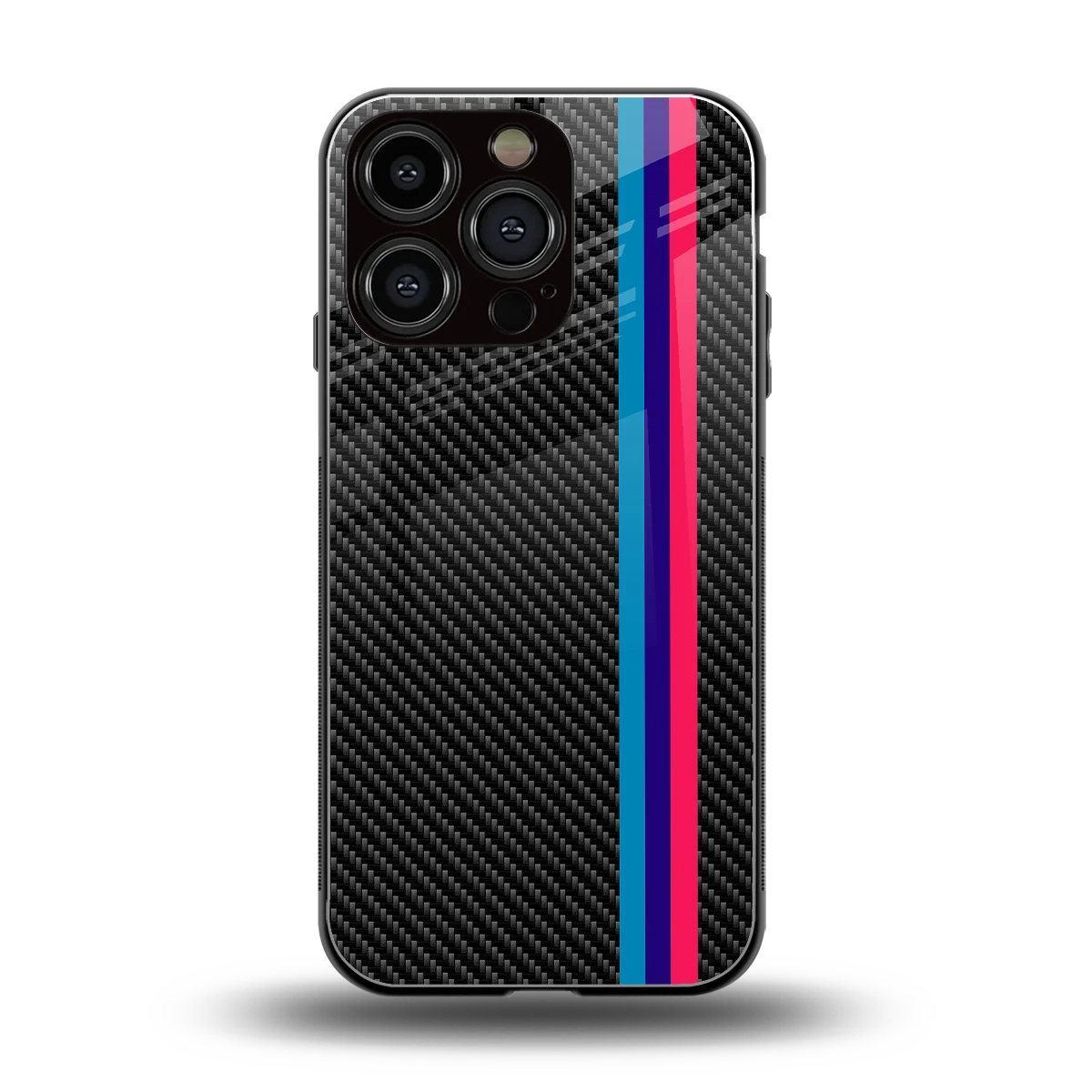 Carbon Fiber back phone cover | glass case for iphone 16 pro
