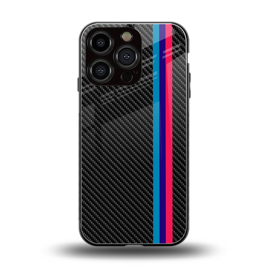 Carbon Fiber back phone cover | glass case for iphone 16 pro