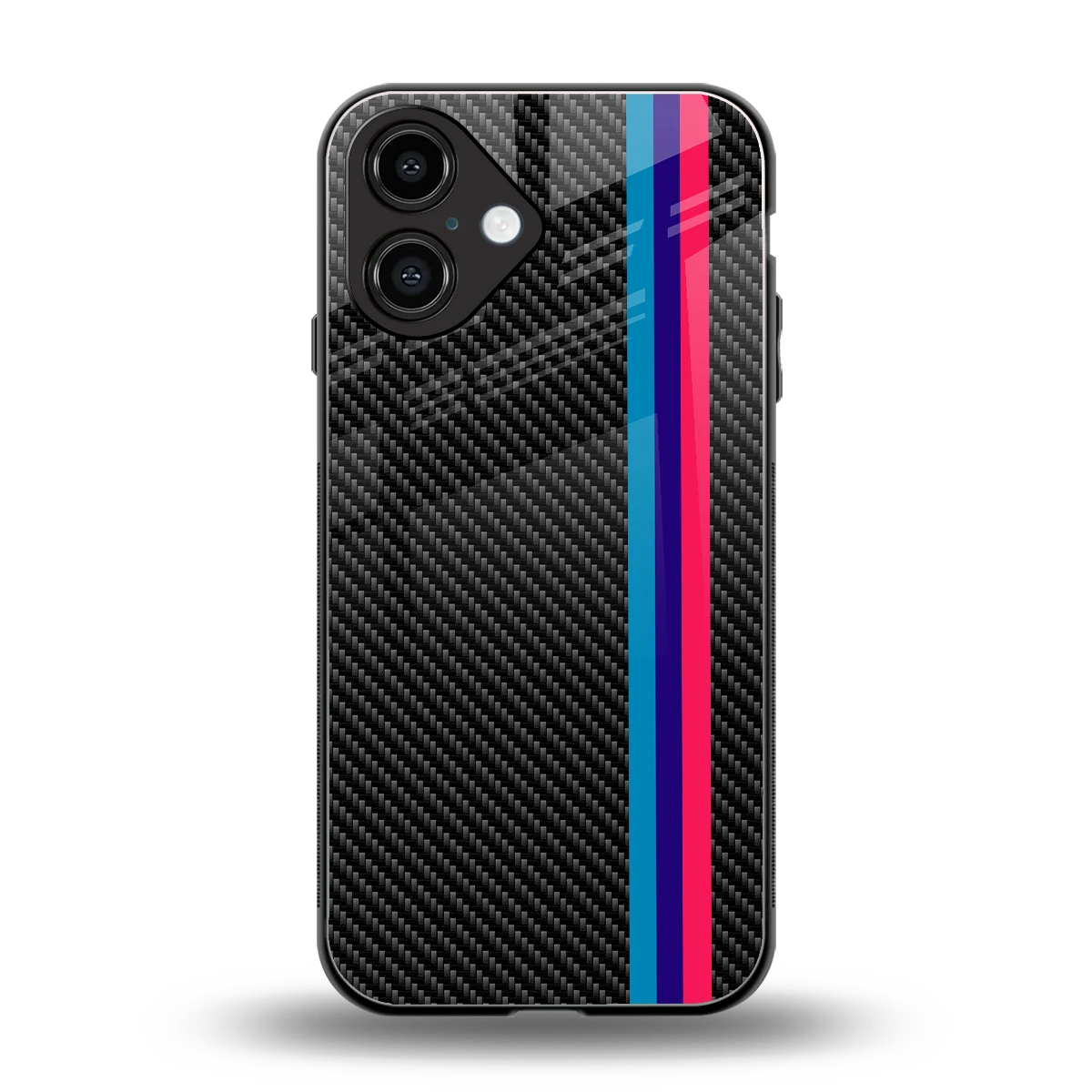Carbon Fiber back phone cover | glass case for iphone 16