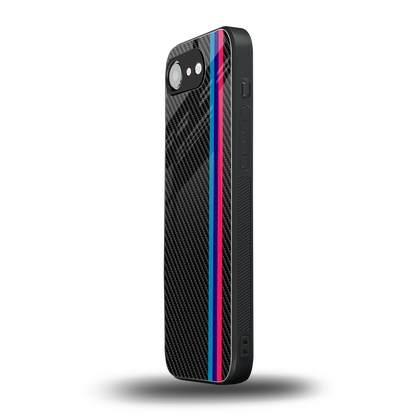 Carbon Fiber iphone 16e mobile cover | shockproof glass phone case