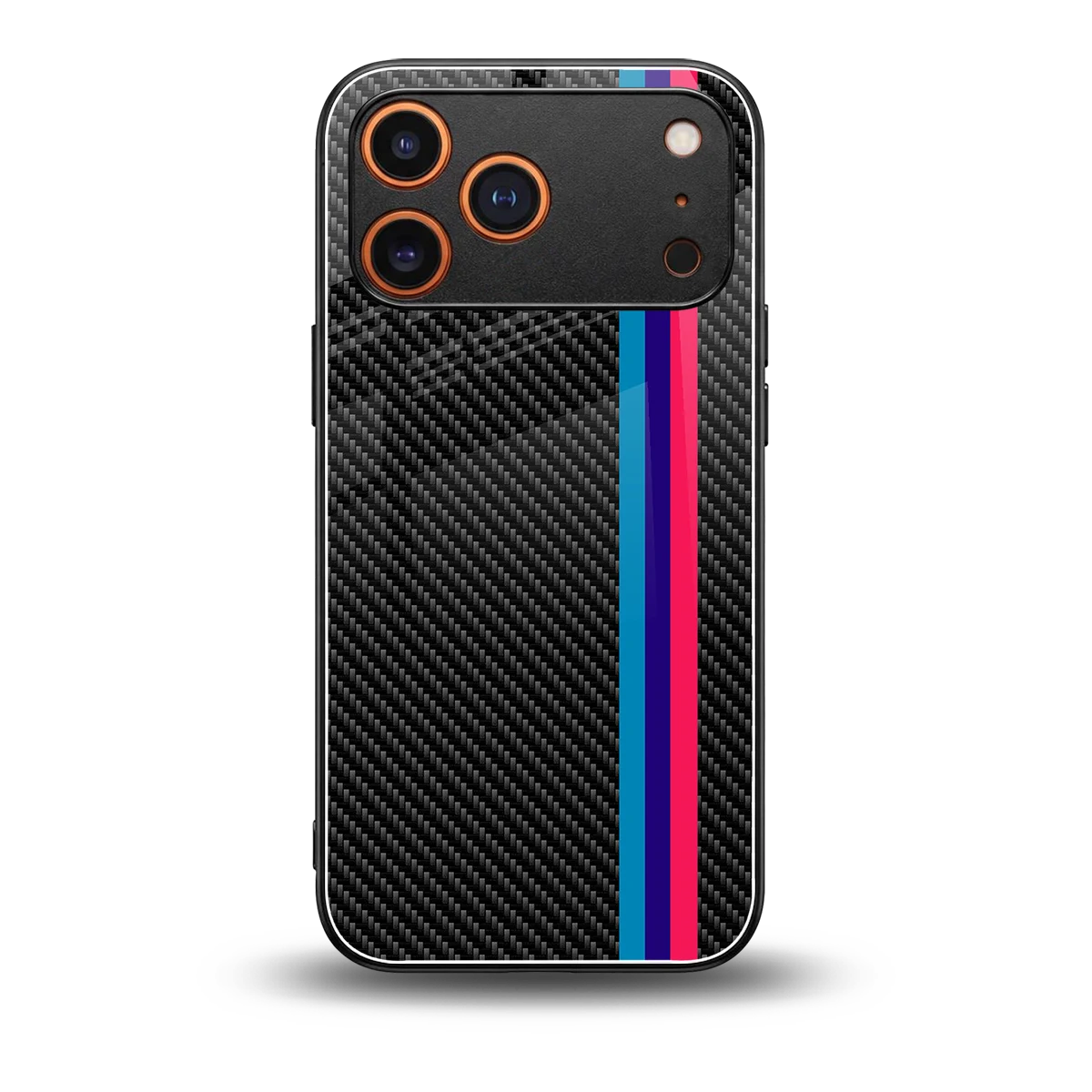 Carbon Fiber back phone cover | glass case for iphone 17 pro max