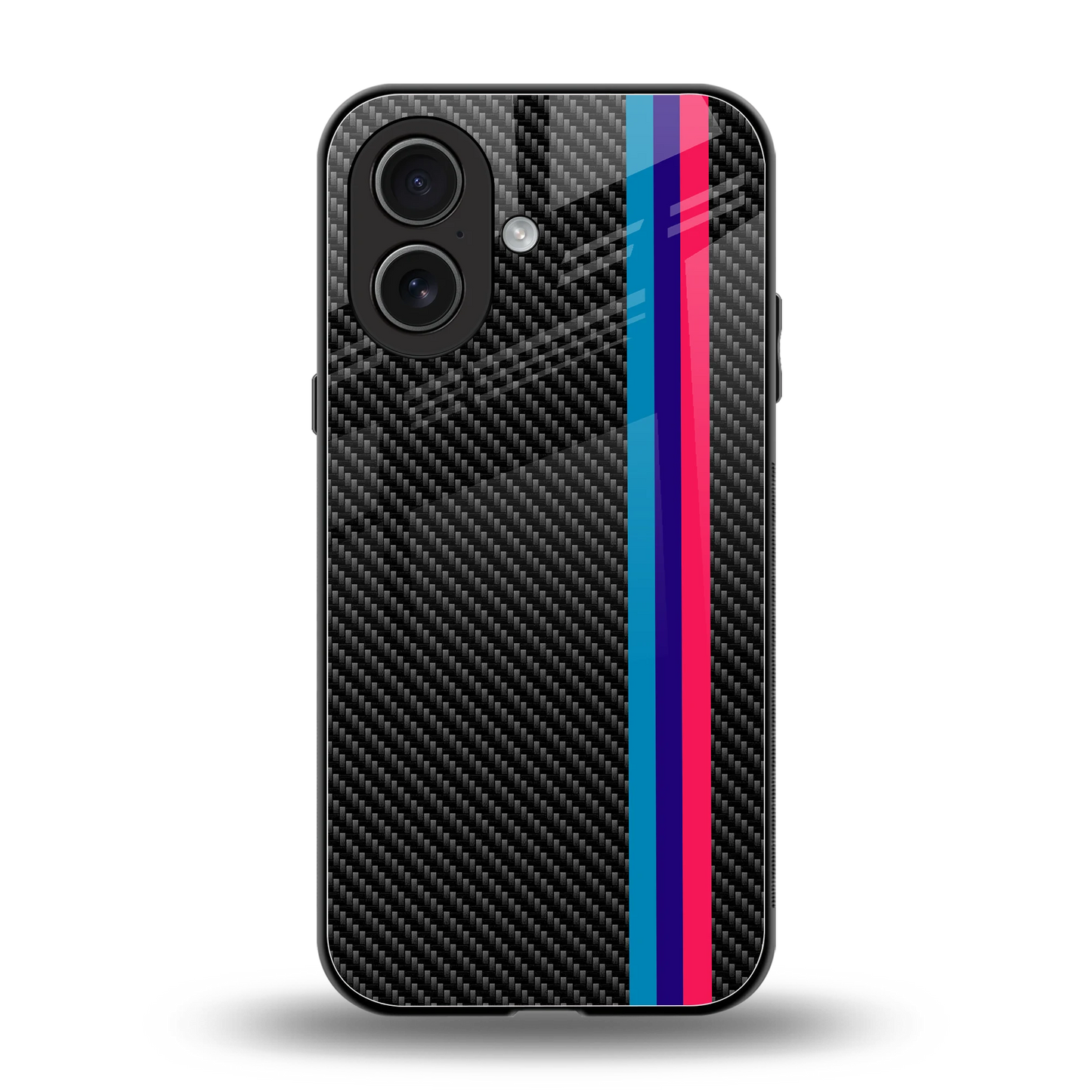 Carbon Fiber back phone cover | glass case for iphone 17
