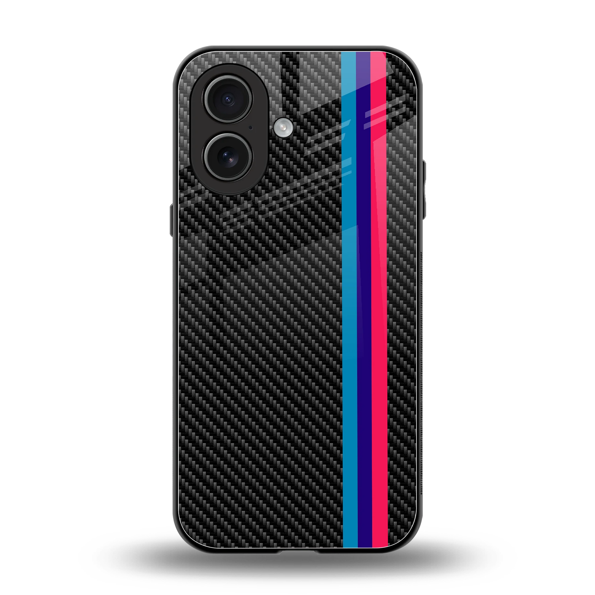 Carbon Fiber back phone cover | glass case for iphone 17