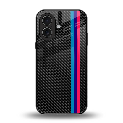 Carbon Fiber back phone cover | glass case for iphone 17