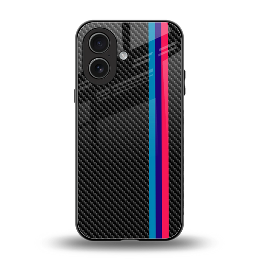 Carbon Fiber back phone cover | glass case for iphone 17