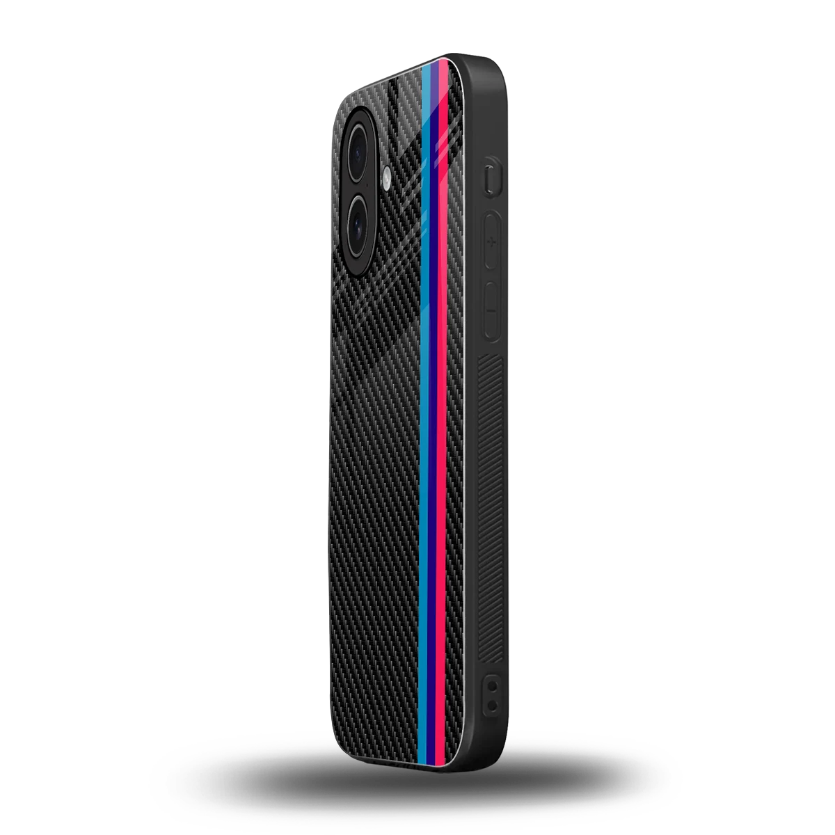 Carbon Fiber iphone 17 mobile cover | shockproof glass phone case
