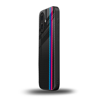 Carbon Fiber iphone 17 mobile cover | shockproof glass phone case
