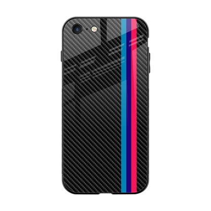 Carbon Fiber back phone cover | glass case for iphone 7