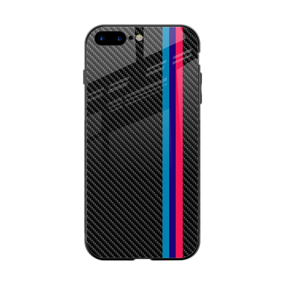 Carbon Fiber back phone cover | glass case for iphone 7 plus