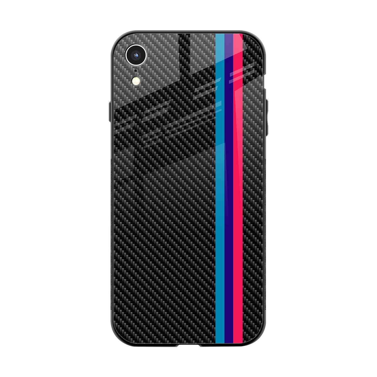 Carbon Fiber back phone cover | glass case for iphone xr