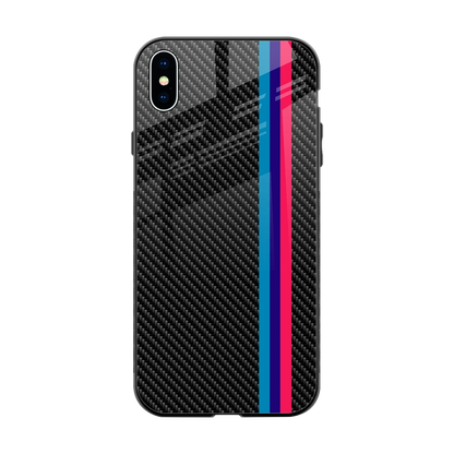 Carbon Fiber back phone cover | glass case for iphone xs max