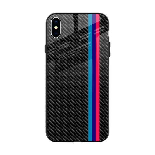 Carbon Fiber back phone cover | glass case for iphone xs max