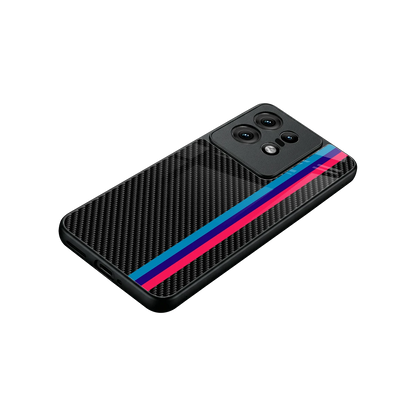 Carbon Fiber stylish phone case for motorola edge 50 pro | glossy glass and slim fit