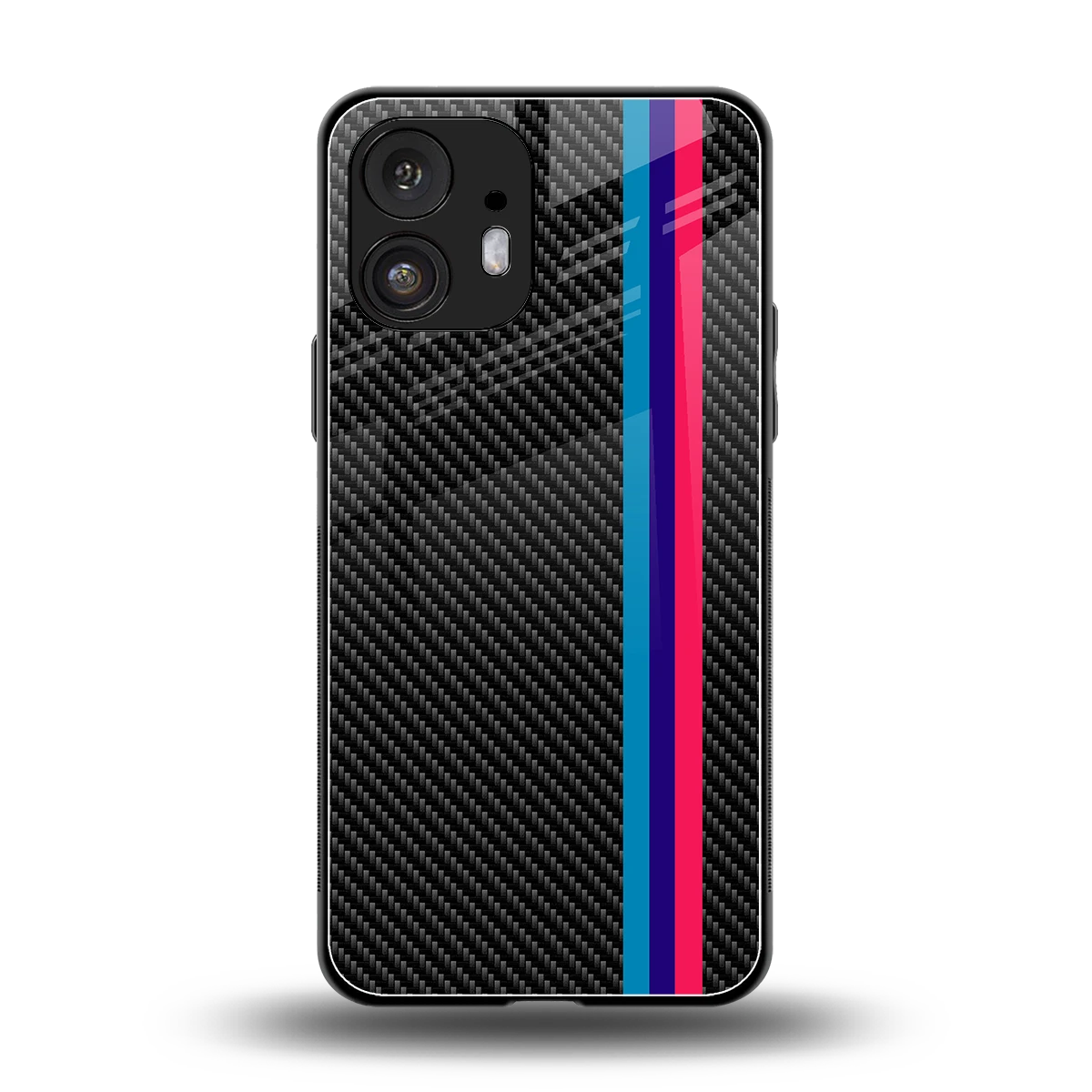 Carbon Fiber back phone cover | glass case for nothing phone 2