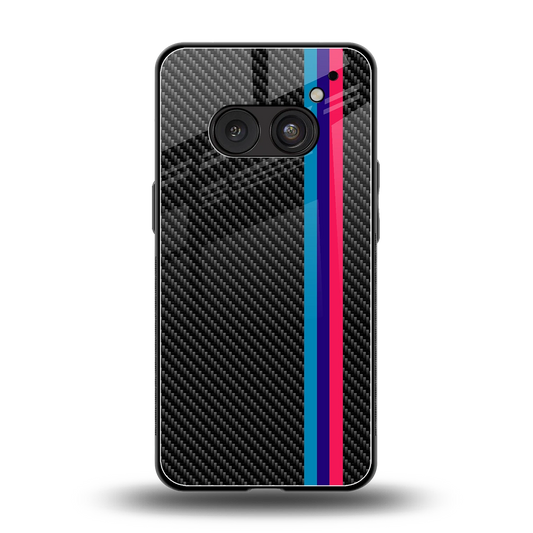 Carbon Fiber back phone cover | glass case for nothing phone 2a