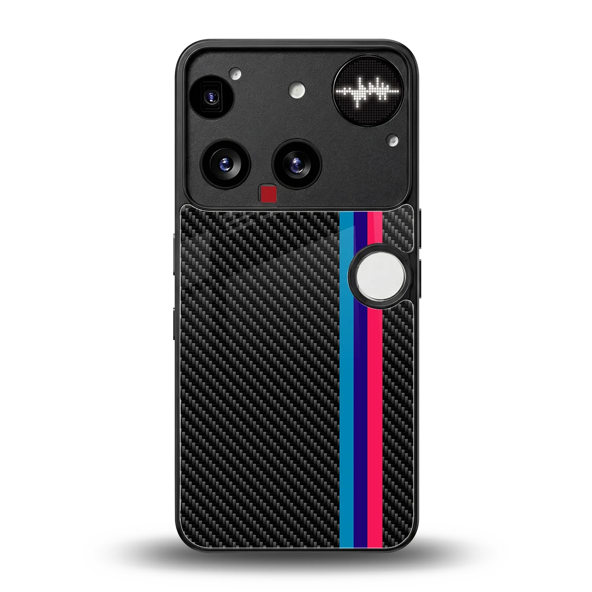 Carbon Fiber back phone cover | glass case for nothing phone 3