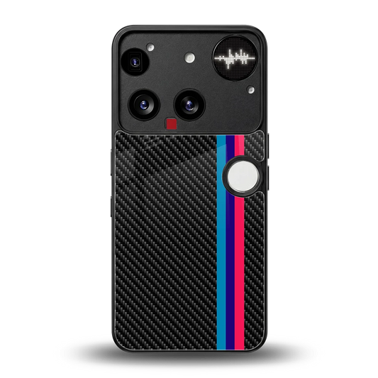 Carbon Fiber back phone cover | glass case for nothing phone 3