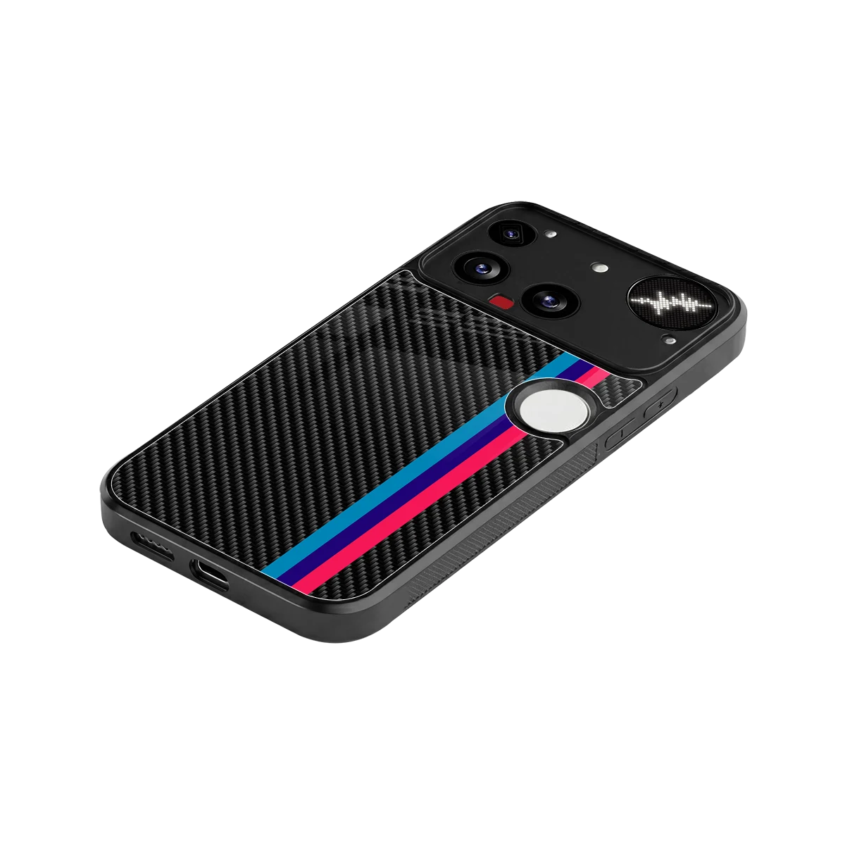 Carbon Fiber stylish phone case for nothing phone 3 | glossy glass and slim fit