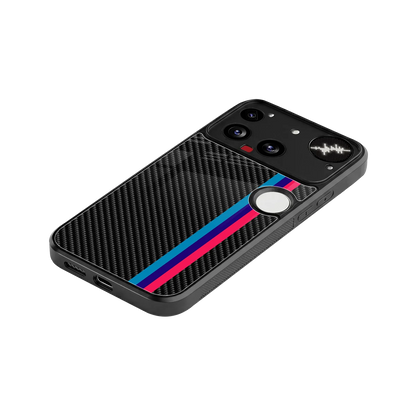 Carbon Fiber stylish phone case for nothing phone 3 | glossy glass and slim fit