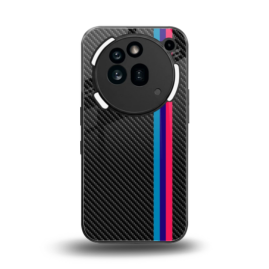 Carbon Fiber back phone cover | glass case for nothing phone 3a pro