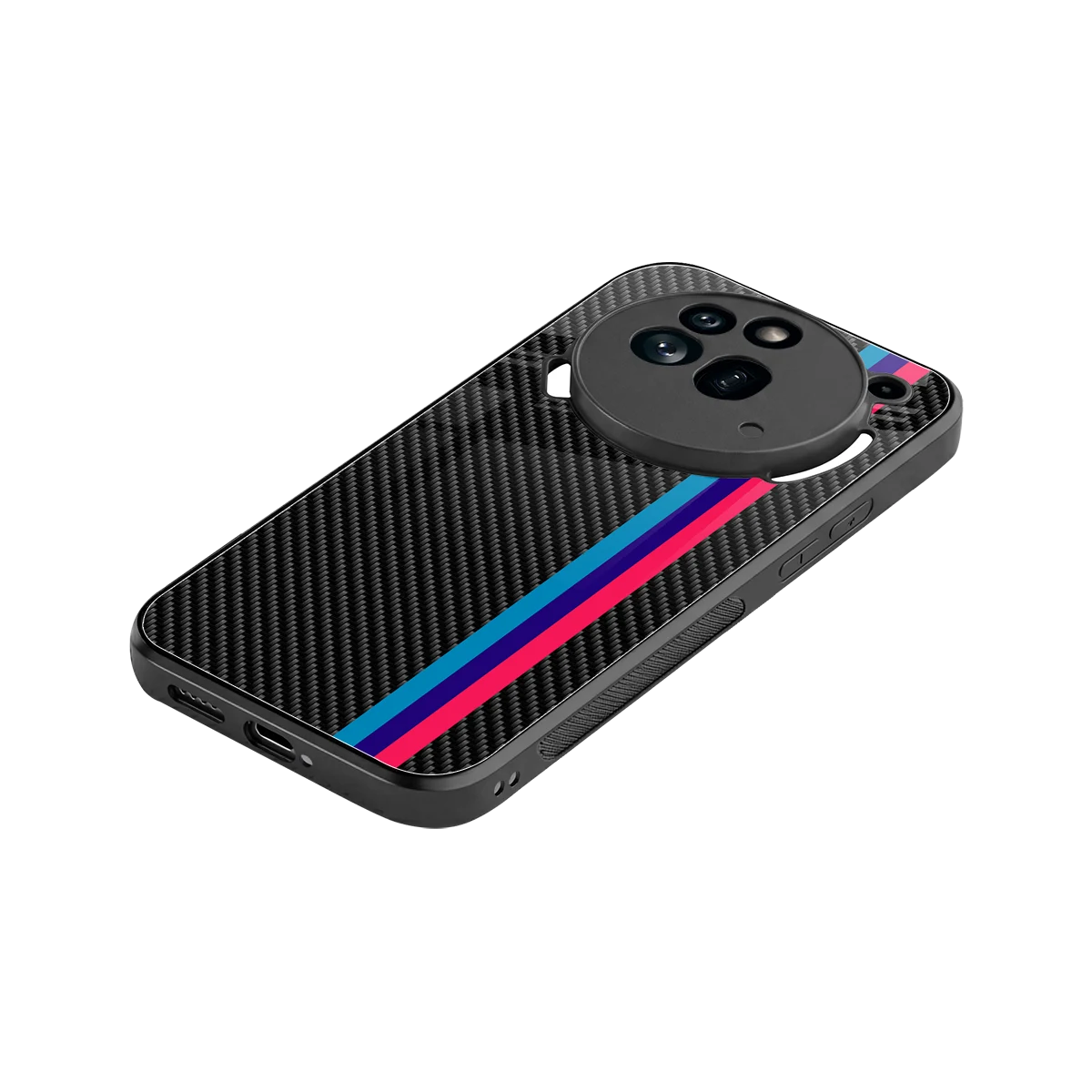 Carbon Fiber stylish phone case for nothing phone 3a pro | glossy glass and slim fit