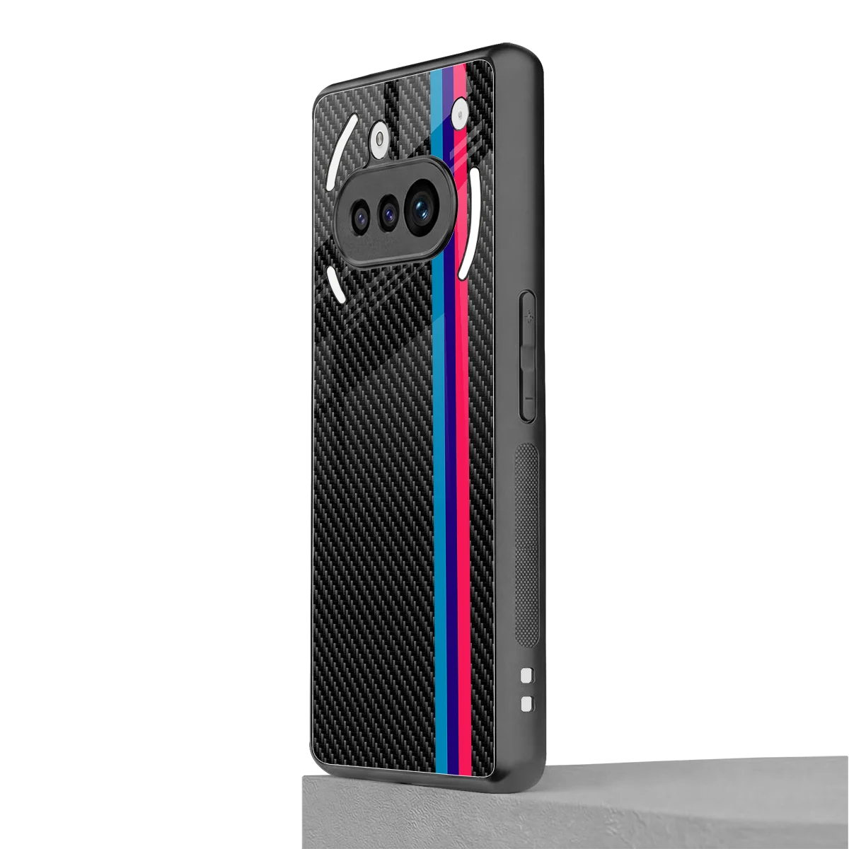 Carbon Fiber nothing phone 3a mobile cover | shockproof glass phone case
