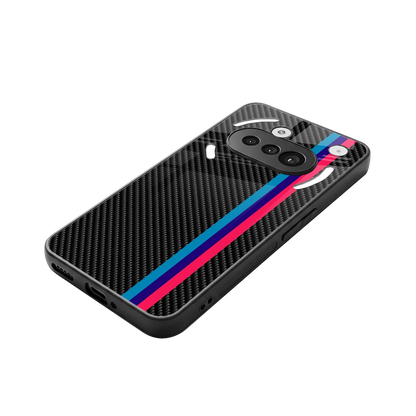 Carbon Fiber stylish phone case for nothing phone 3a | glossy glass and slim fit