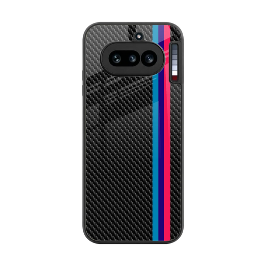 Carbon Fiber back phone cover | glass case for nothing phone 4a