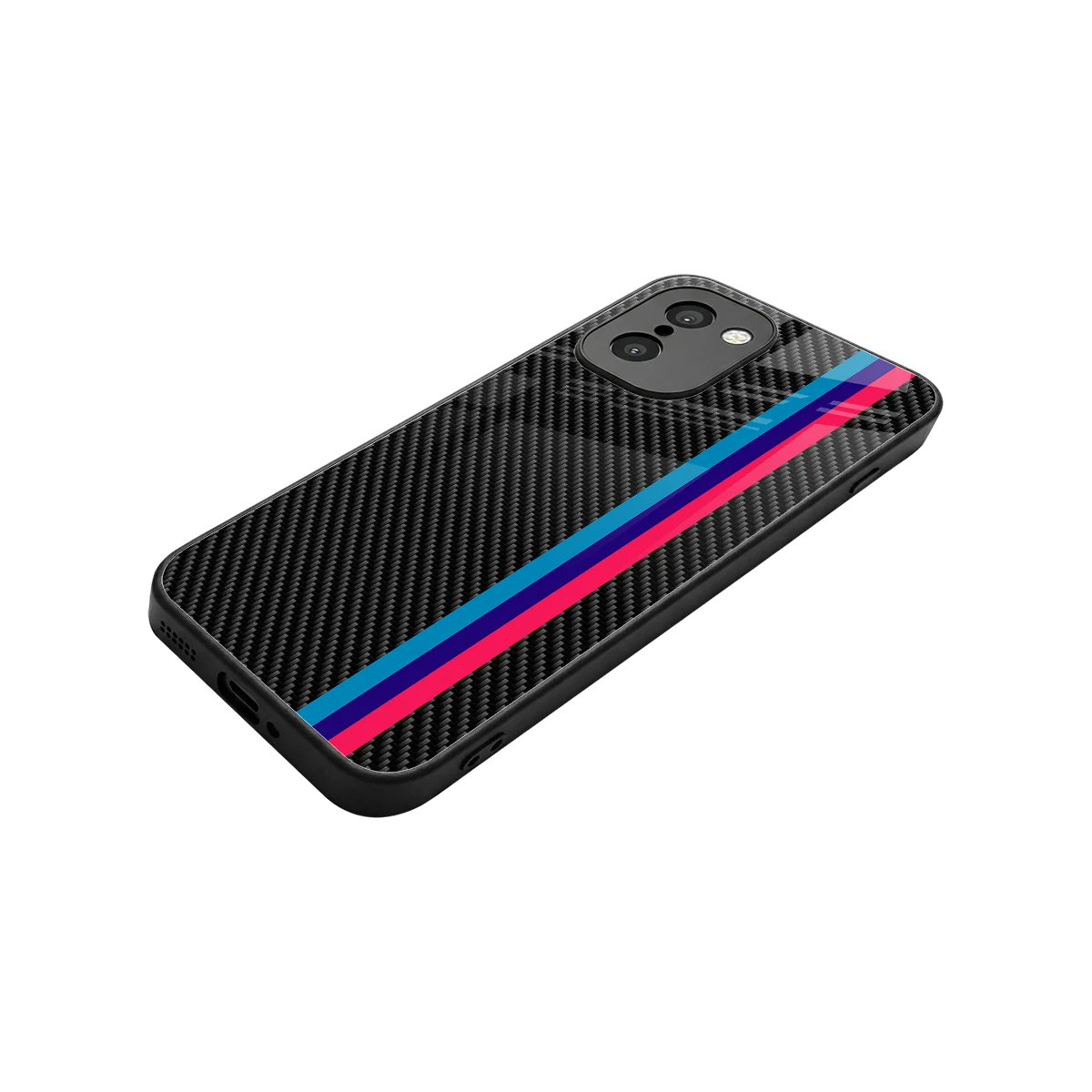 Carbon Fiber stylish phone case for oneplus 15r | glossy glass and slim fit