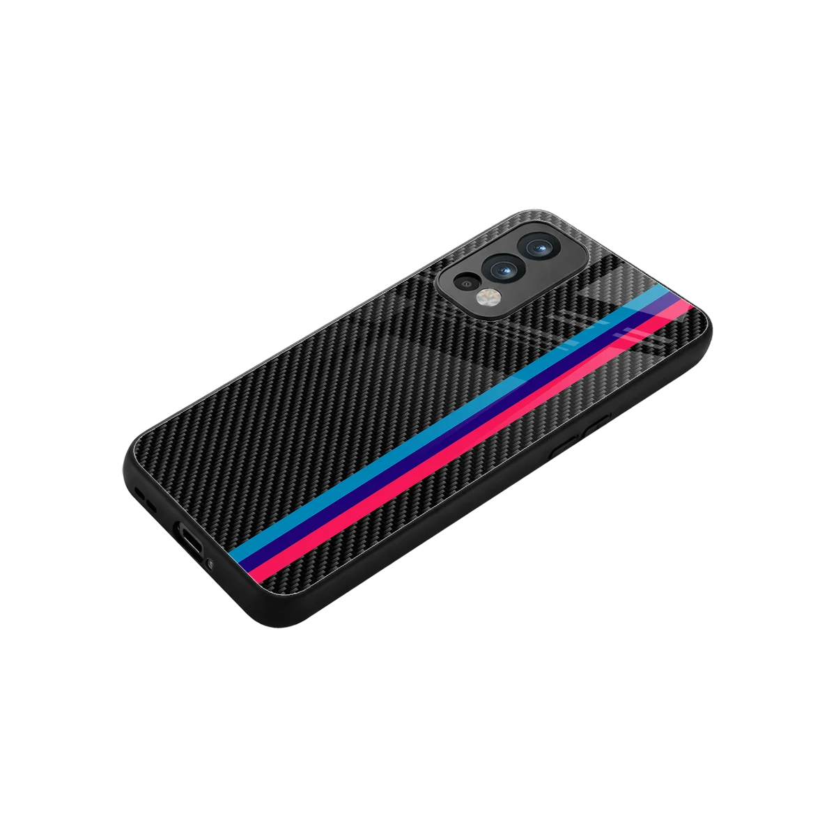 Carbon Fiber stylish phone case for oneplus nord 2 | glossy glass and slim fit