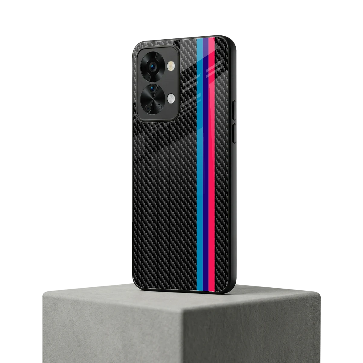 Carbon Fiber oneplus nord 2t mobile cover | shockproof glass phone case