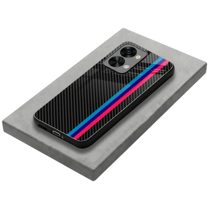 Carbon Fiber stylish phone case for oneplus nord 2t | glossy glass and slim fit