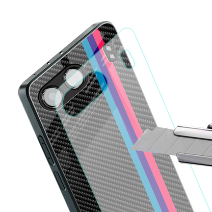 Carbon Fiber stylish phone case for oneplus nord 4 | glossy glass and slim fit